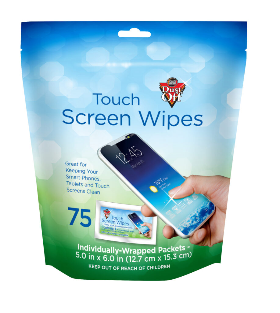 Touch Screen Wipes 75 Count Pouch Falcon Safety Products, Inc.